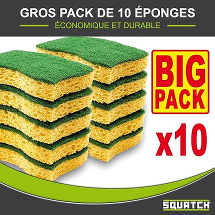 SQUATCH® - Lot de 10 éponges
