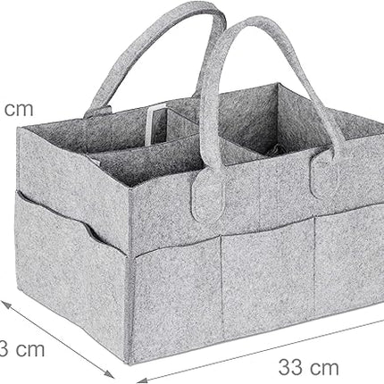 Relaxdays - panier à couches pour bébé - E-menage
