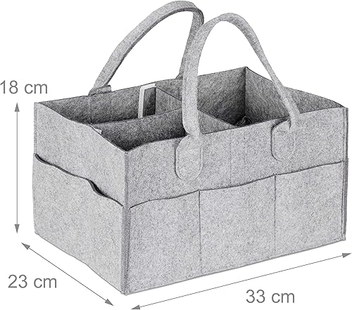 Relaxdays - panier à couches pour bébé - E-menage