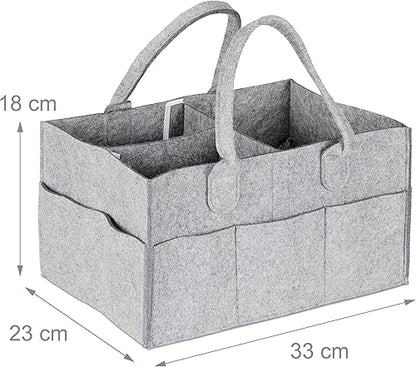 Relaxdays - panier à couches pour bébé - E-menage