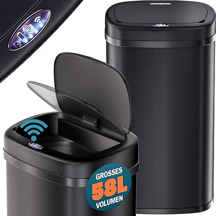 monzana® - 58l smart kitchen bin