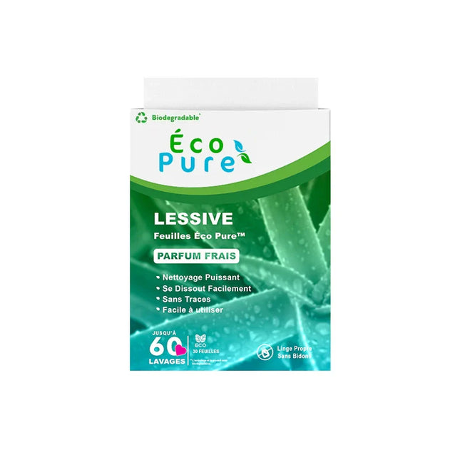 Boîte de 3/6 de lessive en feuilles Eco Pure