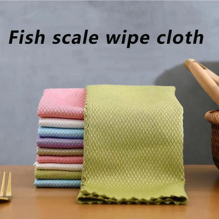 Lot de 5 lavettes en microfibre super absorbantes pour le nettoyage des vitres et de la cuisine
