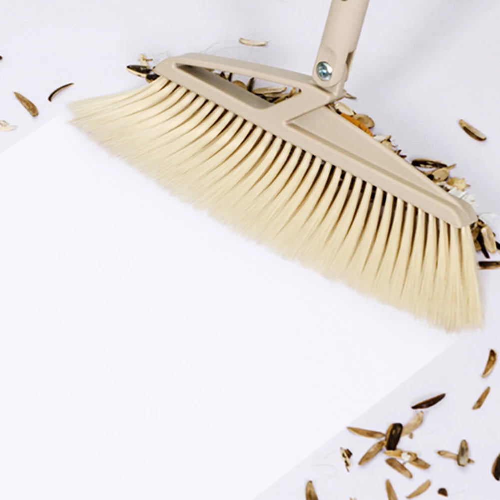Broom Dustpan Suit Combination Household Fold Lazy Sweep The Floor Sweeping Hair Artifact Wooden Floor Windproof Magic Broom