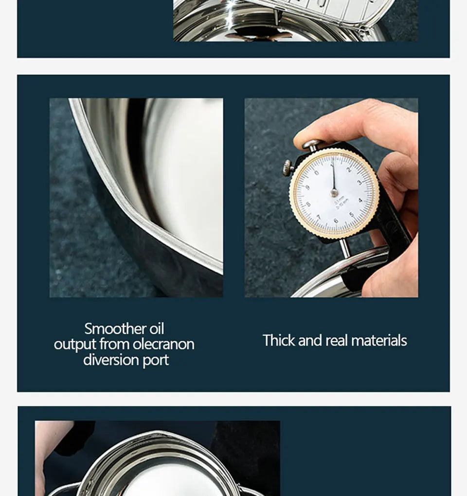 Japanese-style tempura fryer household small fryer oil-saving pot mini special temperature-controlled deep frying oil small pot