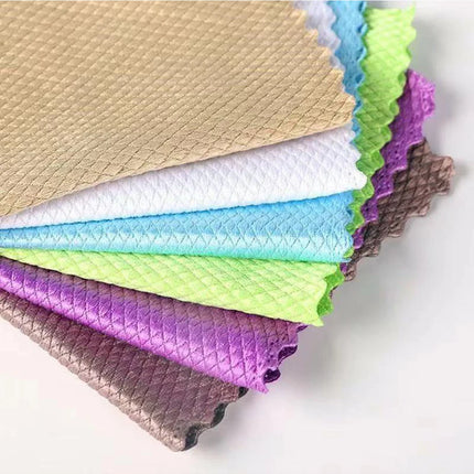 Lot de 5 lavettes en microfibre super absorbantes pour le nettoyage des vitres et de la cuisine