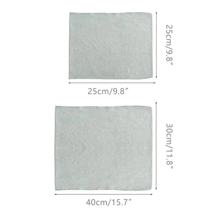 Lot de 5 lavettes en microfibre super absorbantes pour le nettoyage des vitres et de la cuisine