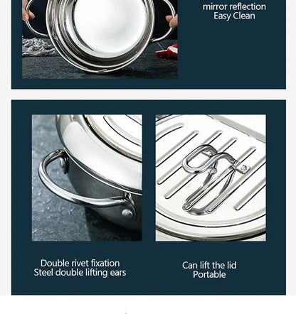 Japanese-style tempura fryer household small fryer oil-saving pot mini special temperature-controlled deep frying oil small pot