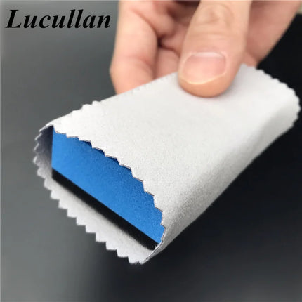 Lucullan – Lot de 20 Chiffons en Microfibre Suédée 10x15 cm pour Revêtement Nano Céramique Auto