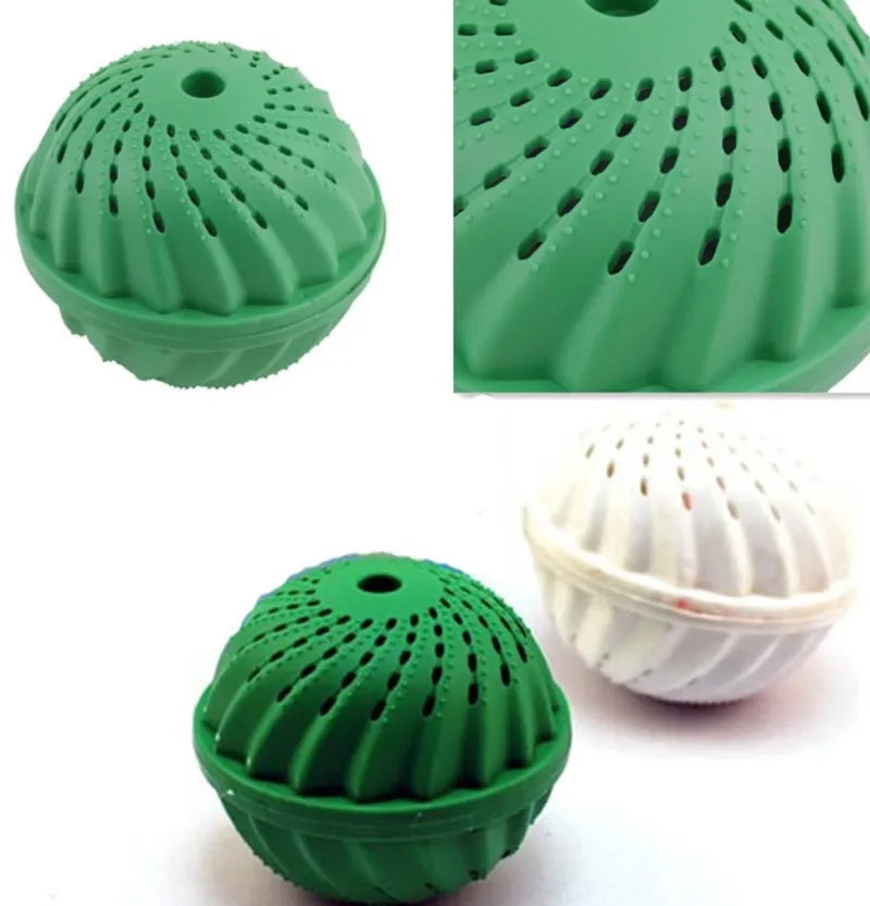 New Super Decontamination Laundry Ball Eco-Friendly Green Laundry Ball Anion Molecules Cleaning Magic Wash Washing - E-menage