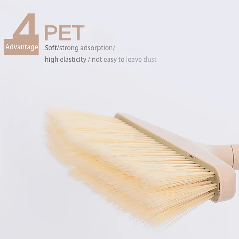 Broom Dustpan Suit Combination Household Fold Lazy Sweep The Floor Sweeping Hair Artifact Wooden Floor Windproof Magic Broom