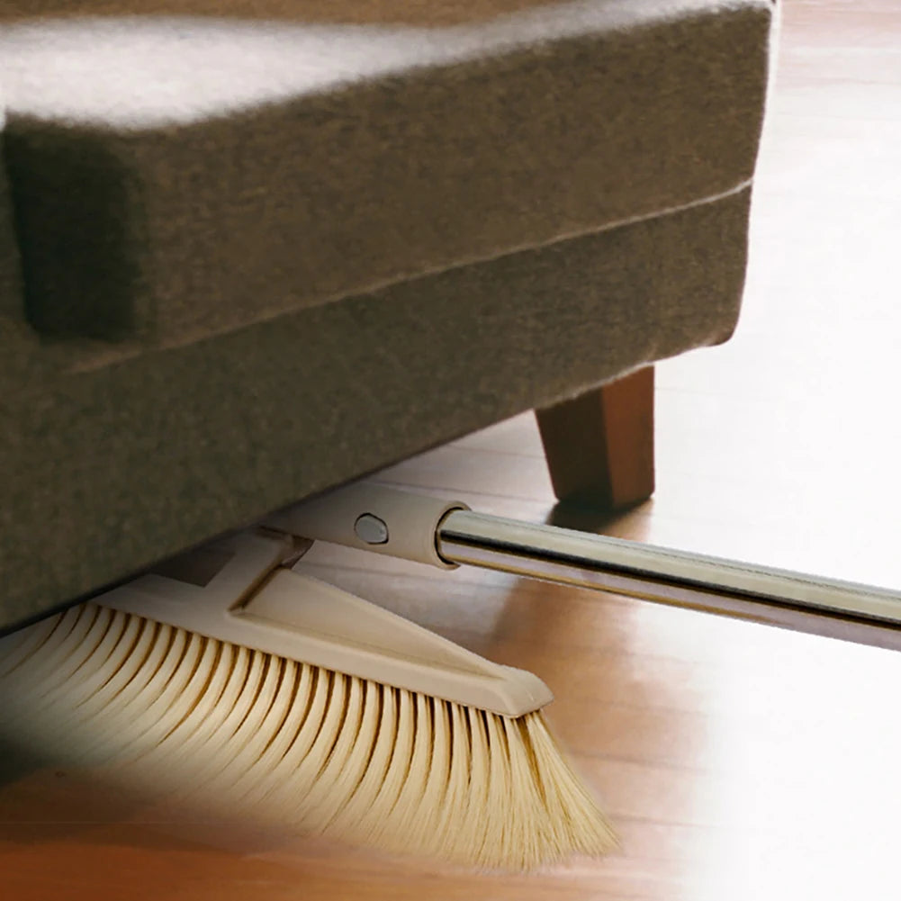 Broom Dustpan Suit Combination Household Fold Lazy Sweep The Floor Sweeping Hair Artifact Wooden Floor Windproof Magic Broom