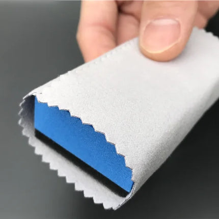 Lucullan – Lot de 20 Chiffons en Microfibre Suédée 10x15 cm pour Revêtement Nano Céramique Auto