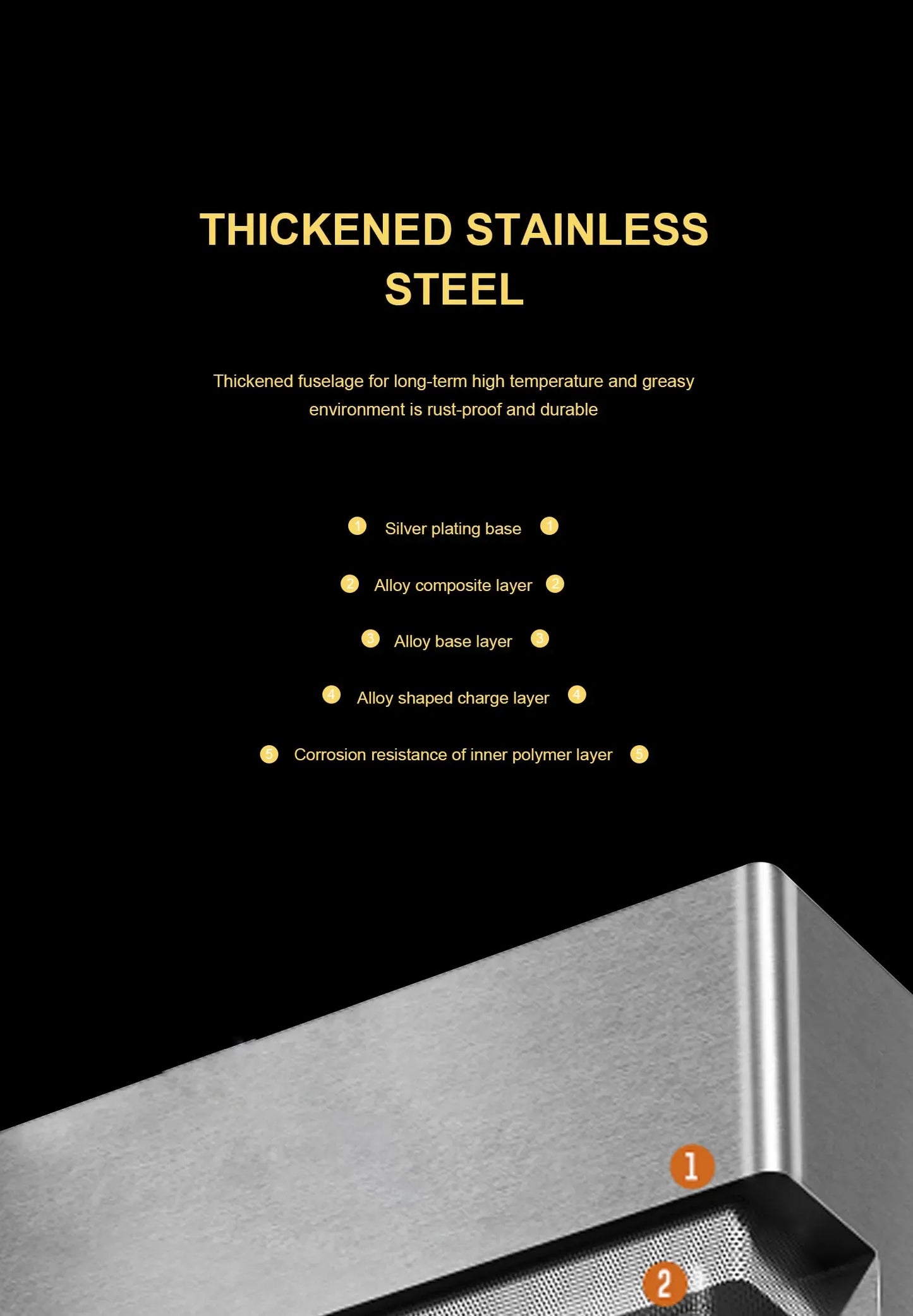 Electric Fryer 10L 2500W Industrial Deep Fryer Stainless Steel for French Fries Chicken chop Deep Fryer Commercial Fry Pan