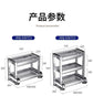 2 /3 Tier Dish Bowl Drainer Storage Rack Kitchen Dish Drying Rack with Drain Basket Countertop Dinnerware Organizer Drainboard