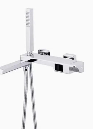 Brass Bathtub Faucet Bathroom Faucet Bath Faucet Shower Mixer Crane Digital Display Faucet for bathroom Waterfall Spout