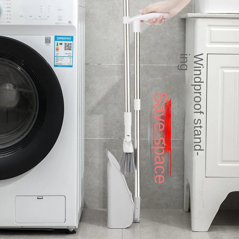 Broom and Scoop Set Folding Dustpan High-end Bathroom Water Wiper To Sweep Magic Brush Garbage Squeegee Home Cleaning Products