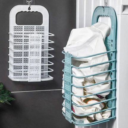 Panier à linge pliable, panier de rangement mural pour linge sale - E-menage