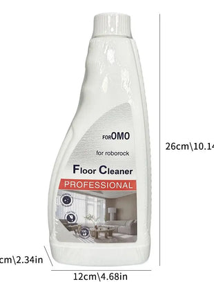 Solution de Nettoyage Antibactérienne pour Sols Roborock 480 ml – Nettoyant Liquide Concentré Haute Efficacité Compatible S8 Pro Ultra, S7 MaxV Ultra, Dyad et S7 | Séchage Rapide, Sans Traces