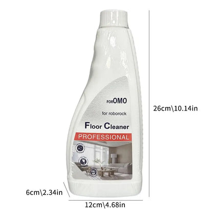 Solution de Nettoyage Antibactérienne pour Sols Roborock 480 ml – Nettoyant Liquide Concentré Haute Efficacité Compatible S8 Pro Ultra, S7 MaxV Ultra, Dyad et S7 | Séchage Rapide, Sans Traces