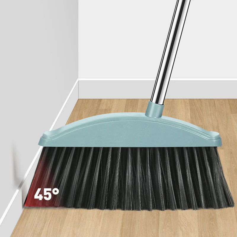 Broom set household broom and dustpan combination non-stick hair broom long handle plastic broom broom