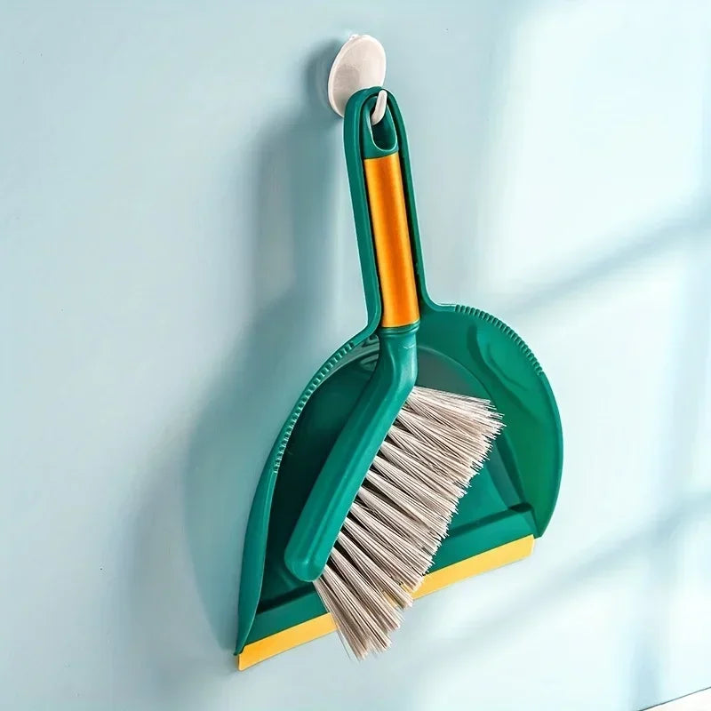 Mini Dustpan and Brush Set Hand Brush Dust Pan Table Cleaning Brush Sweep Broom for Home Computer Keyboard Desktop Table Clean