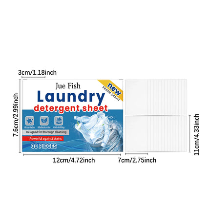 Lessive Jue Fish (30 pièces) ,détachant pour les vêtements - E-menage