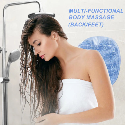 Éponge de bain exfoliante en silicone pour les pieds