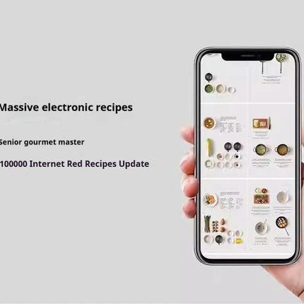 Friteuse à air chaud 1200 W avec panier en verre transparent - Four multifonction sans retournement, poignée isolante, 8 modes de cuisson, usage domestique