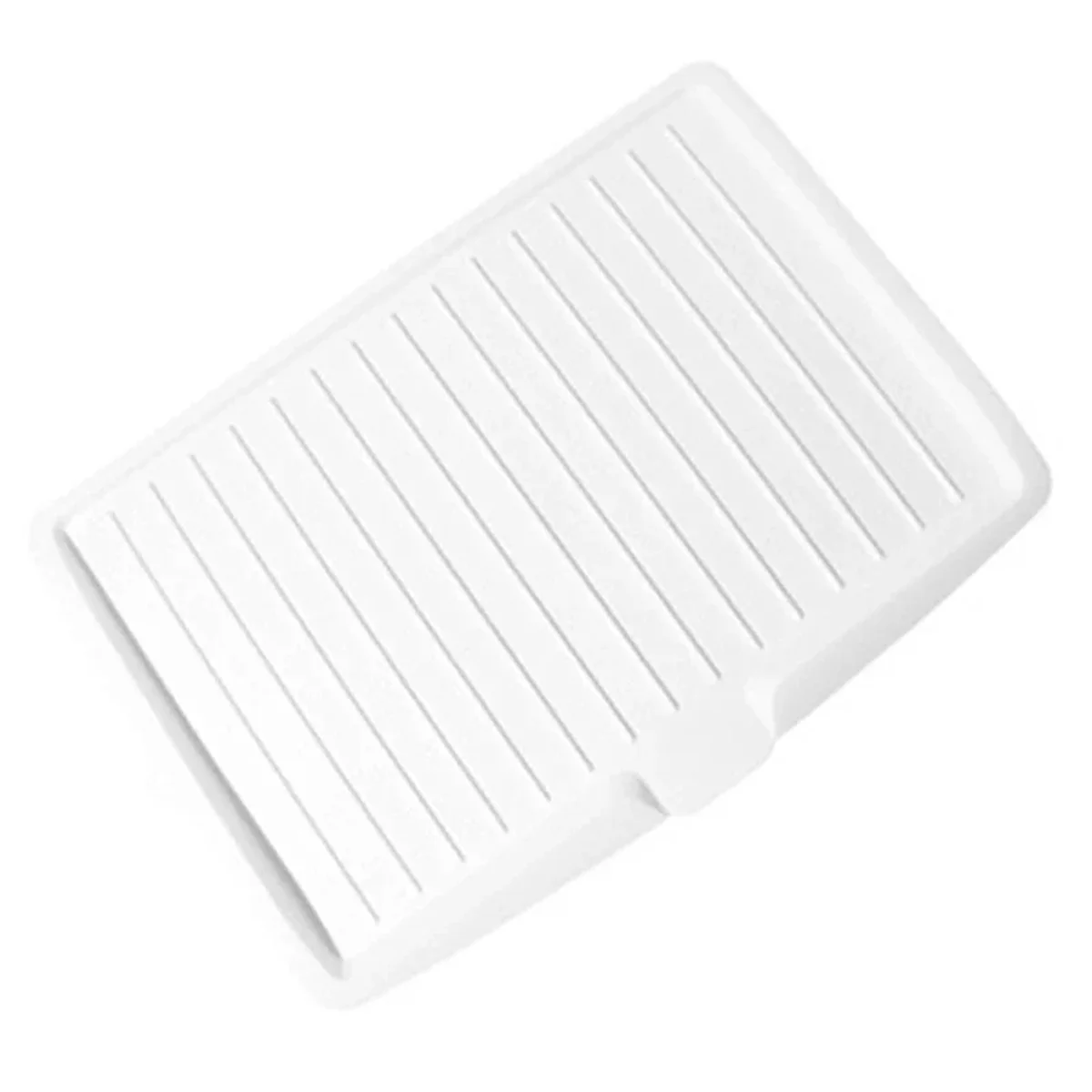 Professional Tool Drain Rack Kitchen Dish Drainer Tray Large Sink Drying Rack For Kitchen Worktop Organizer White 1 Piece