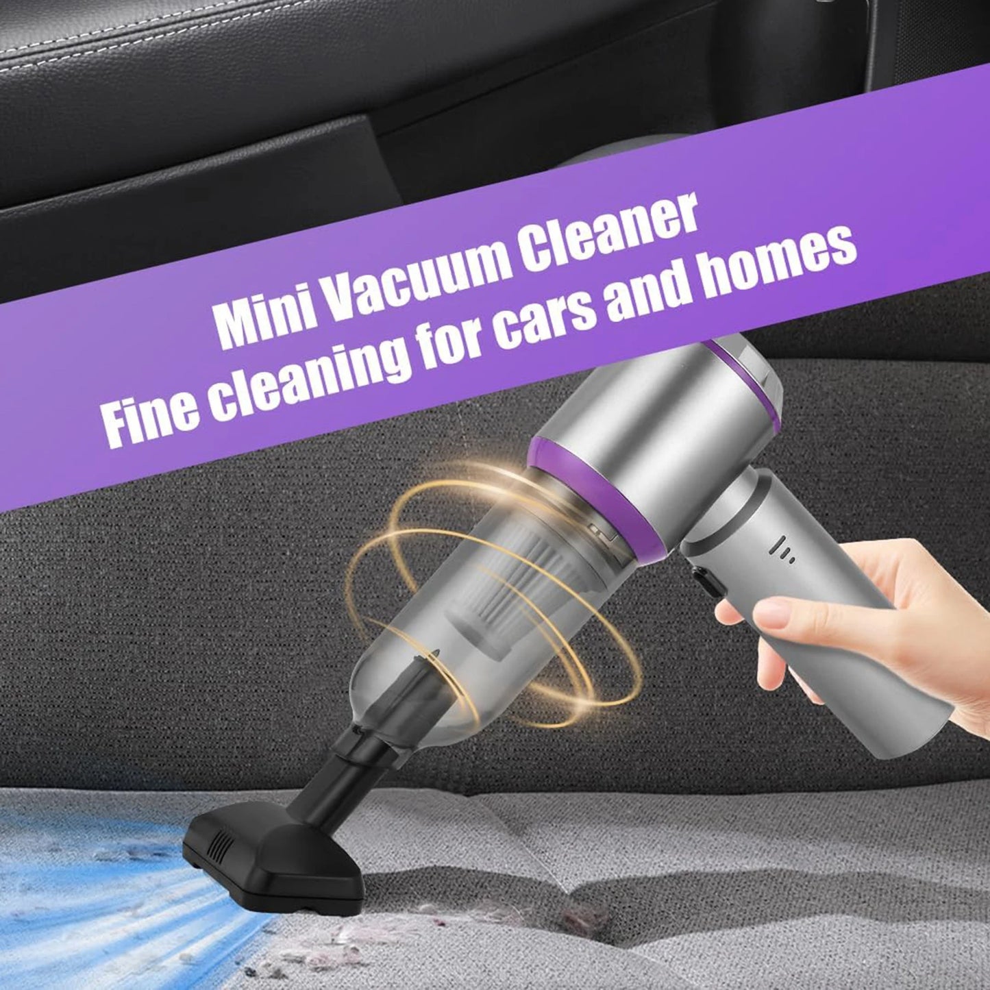 New Car Vacuum Cleaner 985000PA Strong Suction Powerful Wireless Portable Car Cleaner for Home Appliance Air Blower