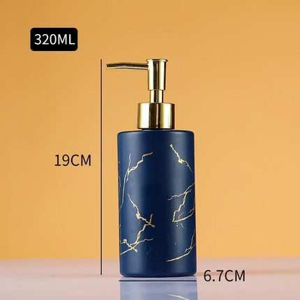 Distributeur de savon liquide, flacon en verre européen - E-menage