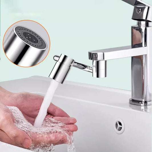 1440 Kitchen Scalable Metal Faucet Aerator Bathroom Tap Splash-proof Bubbler Faucet Filter Nozzle Tap Saving Water Extender
