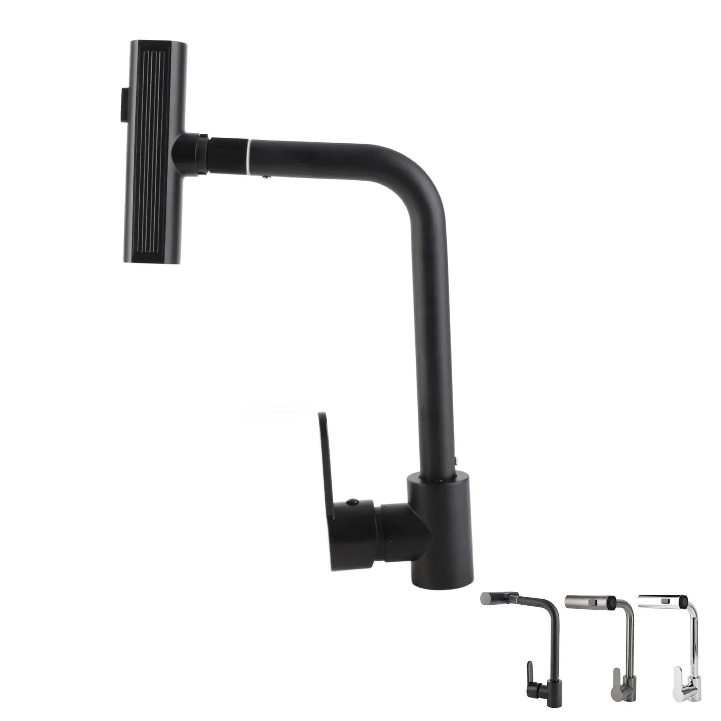 Sink Faucet Kitchen Sink Faucet Sink Faucet Rotatable 3 Function Sprayer Single Handle Hot Cold Water Kitchen Faucet for Home