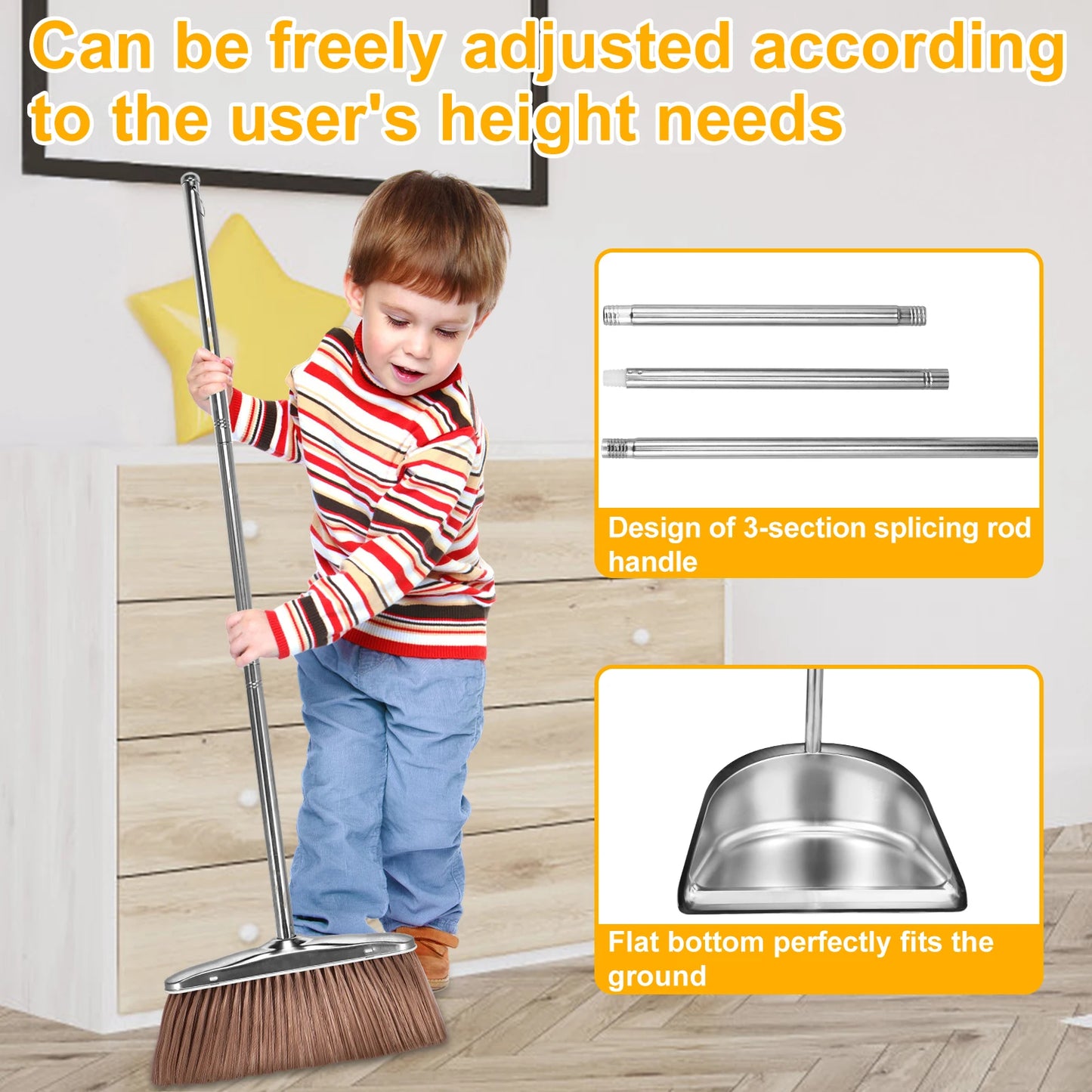 Ultimate Magic Broom &amp; Dustpan Set