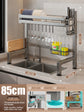 Kitchen Sink Dishwashing Double Layers Tablewares Storage Shelf Multi-functional Dish Drainer Countertop Organizer Accessories