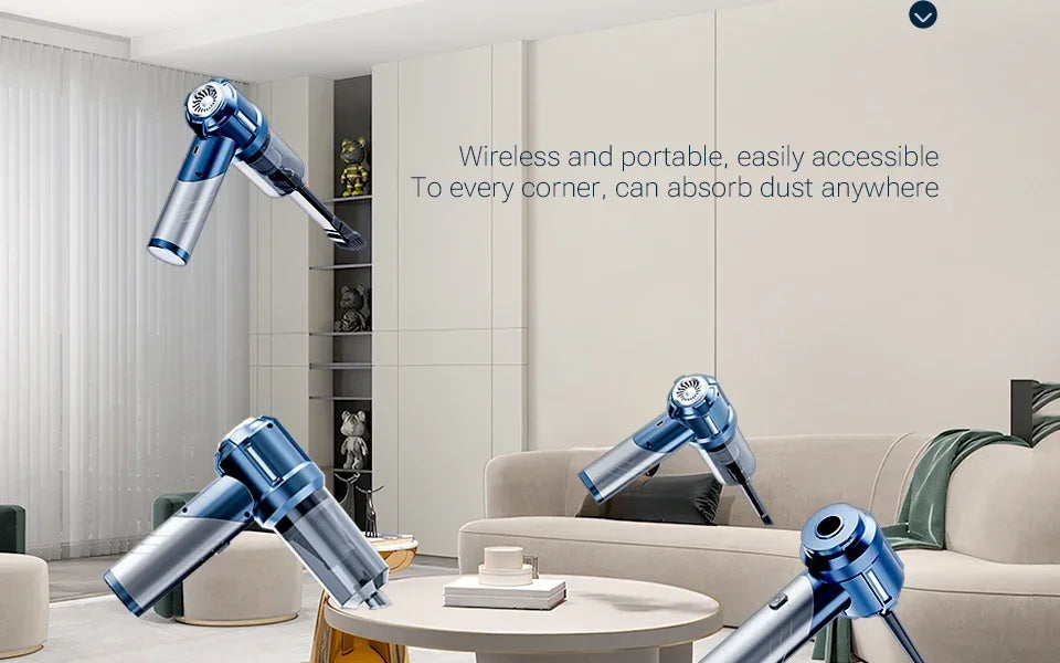 SZUK Car Vacuum Cleaner Portable Handheld Mini Vacuum Cleaner Foldable Strong Suction Powerful Wireless Cleaner Cleaning Machine