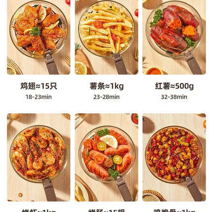 Améliorez votre expérience culinaire avec la friteuse à air chaud 220 V : intelligente, multifonctionnelle et pratique.