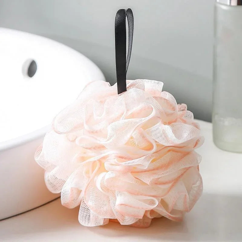 1 pc Large Bath Ball Rich Bubble Bath Towel Scrubber Body Cleaning Mesh Shower Wash Sponge Bathroom Accessories