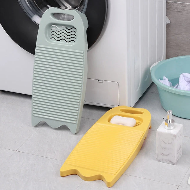 Thickened Wash Board with Soap Holder Design Laundry Boards Dirty Clothes Underwear Lingerie Cleaning Hand Wash Laundry Boards - E-menage