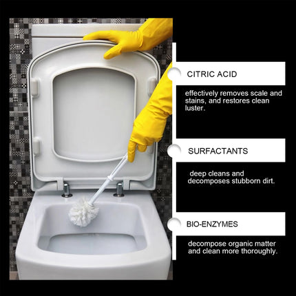 Scented foaming toilet cleaner