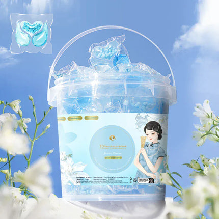 Lessive 3 en 1 en Capsules – 80 Sachets Parfum Longue Durée | Nettoyage Puissant, Protection des Couleurs & Douceur du Linge | Élimine Taches et Odeurs, Antibactérien