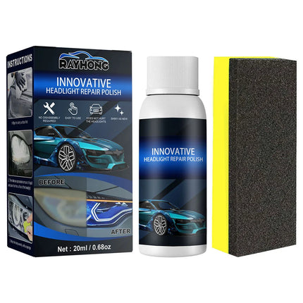 Lot de 1 à 5 produits de polissage et de nettoyage pour phares de voiture - E-menage