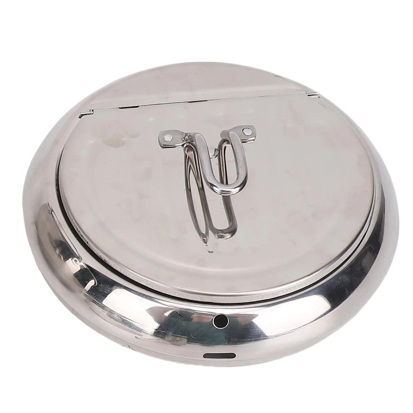 Deep Fryer Pot 201 Stainless Steel 2.2L Japanese Frying Pot with Oil Drain Temperature Control and Lid for Kitchen Stove