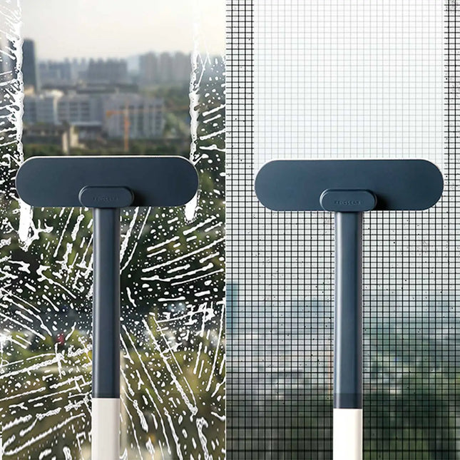 Brosse à vitres multifonction à long manche
