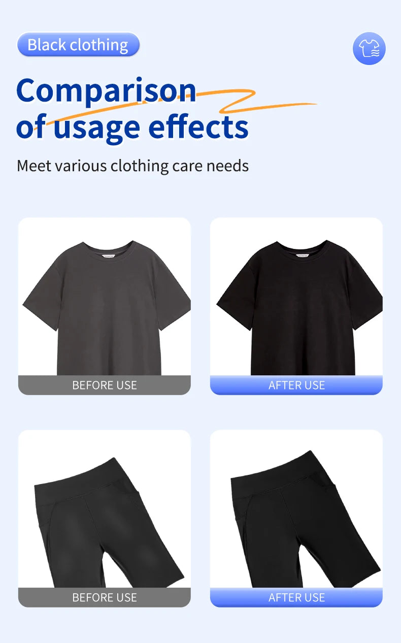 10pcs laundry black color enhancement sheet-non-woven fabric used for fading black clothes, supplementing color, improving color