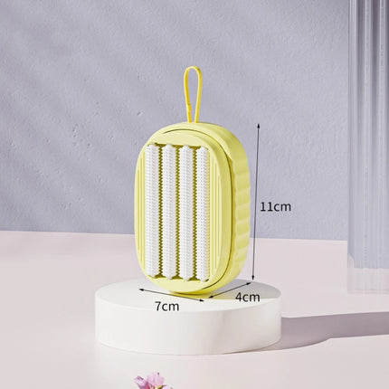 Brosse de nettoyage multifonctionnelle pour vêtements avec distributeur de savon