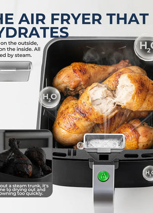 5L Air Fryer, Electric Hot fryer Oven Oilless Cooker with Touch Control & Nonstick Basket & Visible Window, Family Size