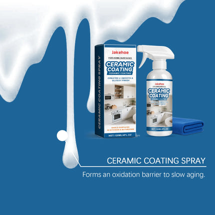 Kit de revêtement céramique en spray pour carrelage de cuisine et de salle de bain - E-menage