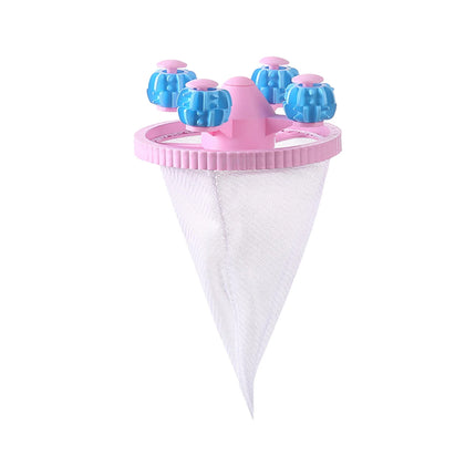 Household Washing Machine Filter Floating Hair Filtering Mesh Removal Laundry Hair Catcher Debris Bag Wash Ball - E-menage